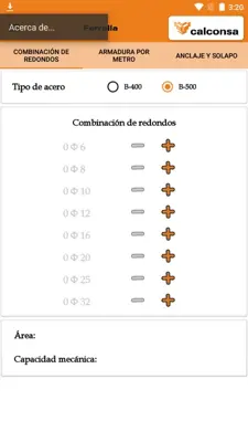Calconsa android App screenshot 3