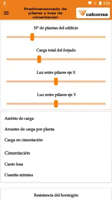 Calconsa android App screenshot 4