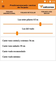 Calconsa android App screenshot 5