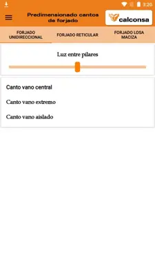 Calconsa android App screenshot 6